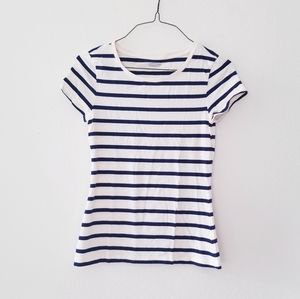 Old Navy Blue Striped Tee XS